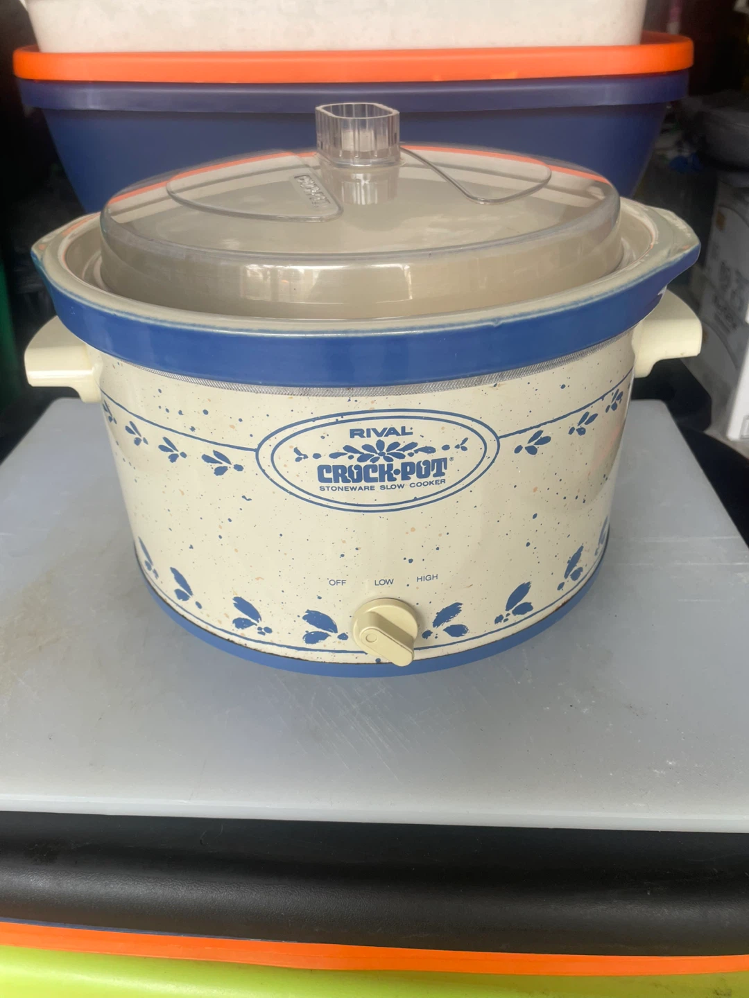 Rival 5 Quart Crock-Pot Stoneware Slow Cooker