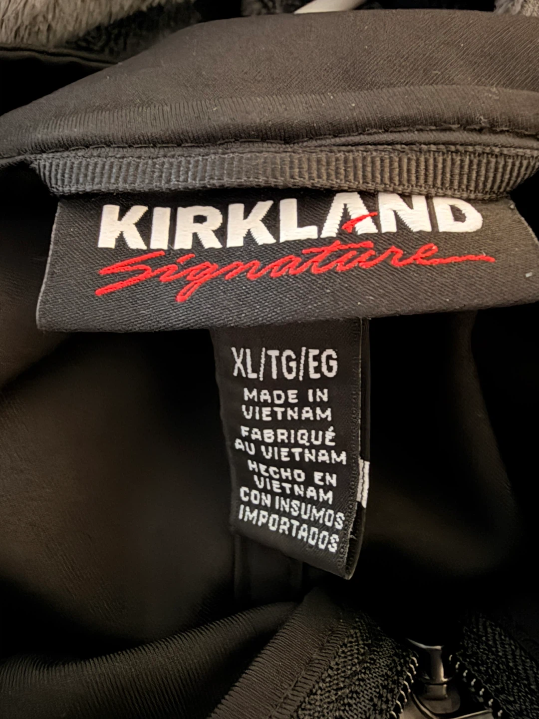 Kirkland Signature Black Hooded Jacket - XL - photo 3