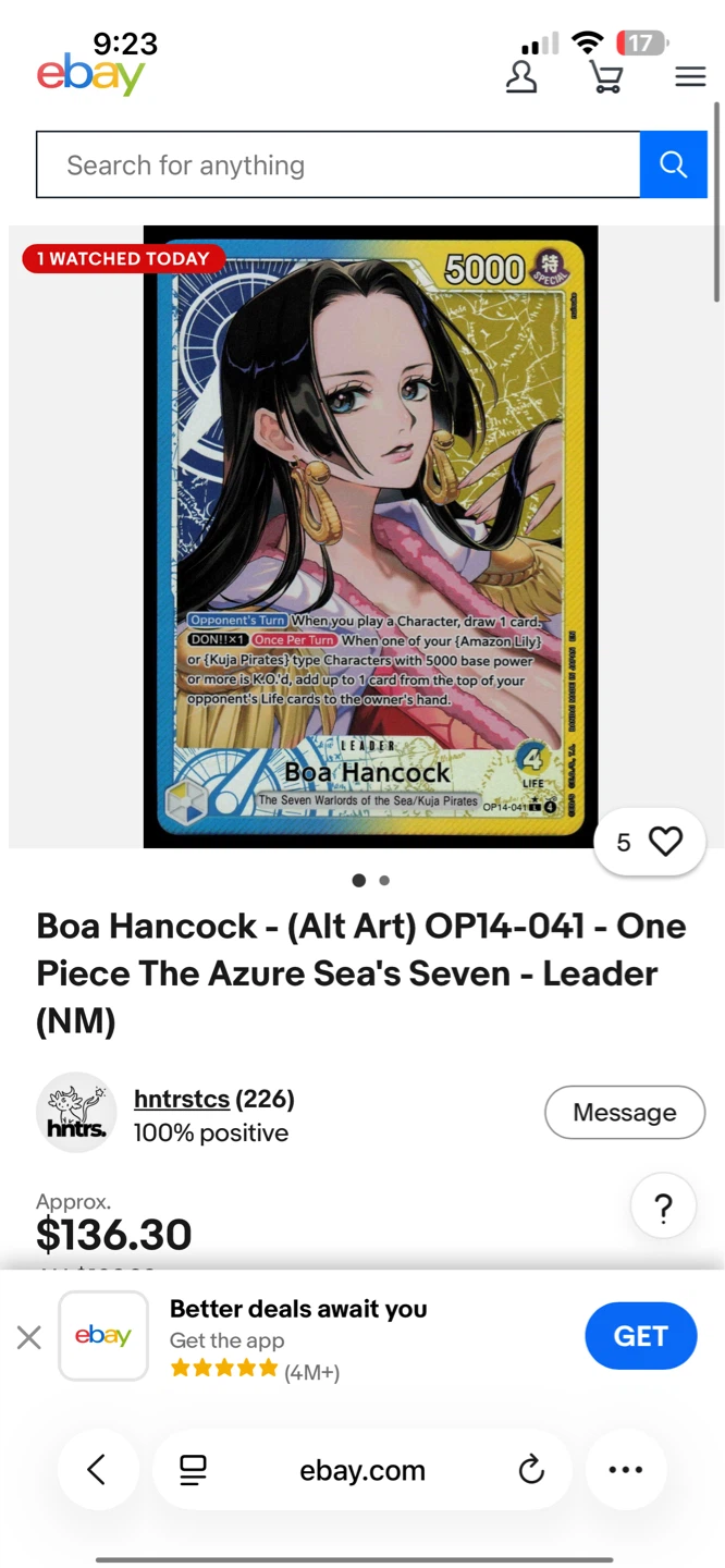 SELLING ENGLISH   ONE PIECE  OP14  CARD - photo 3