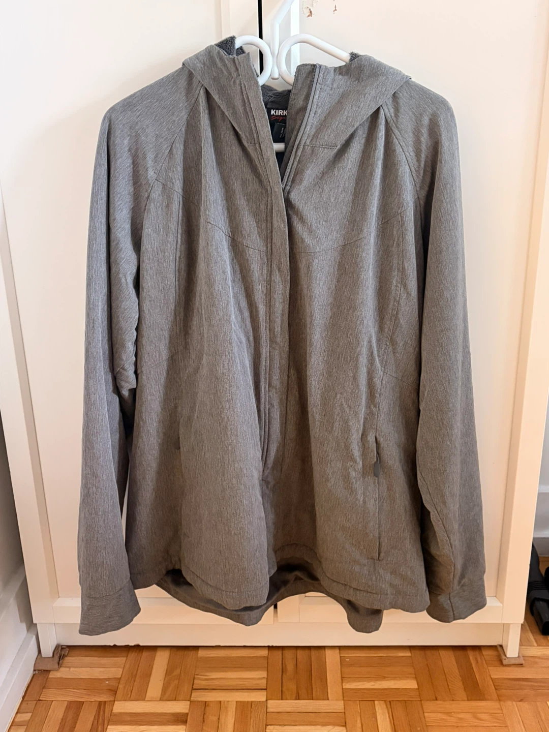 Kirkland Signature Women’s Grey Hoodie Jacket XXL