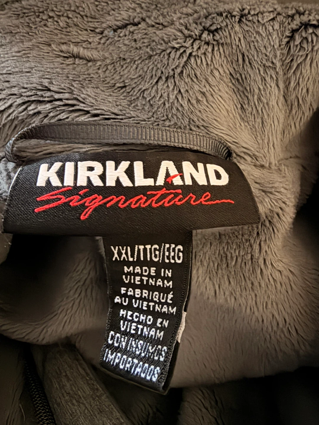 Kirkland Signature Women’s Grey Hoodie Jacket XXL - photo 3