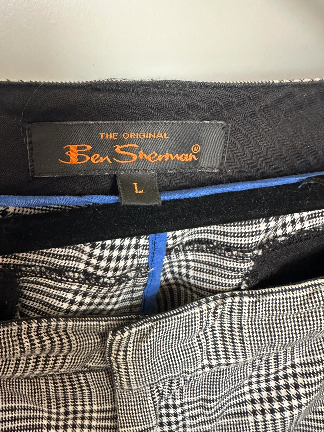 Ben Sherman Plaid Pants - Size L - photo 3