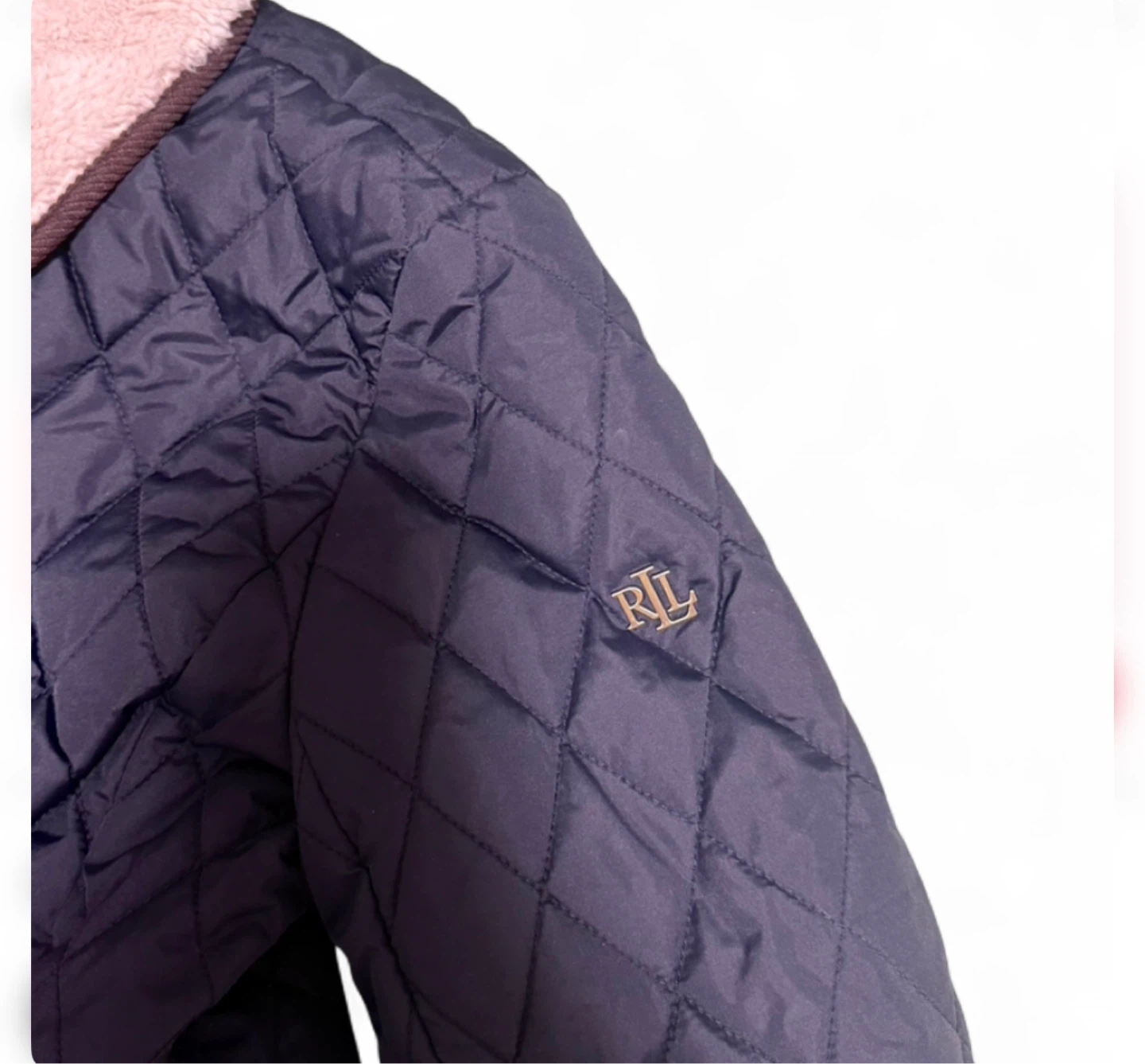 Polo Ralph Lauren Quilted Navy Blue Light Jacket - photo 3