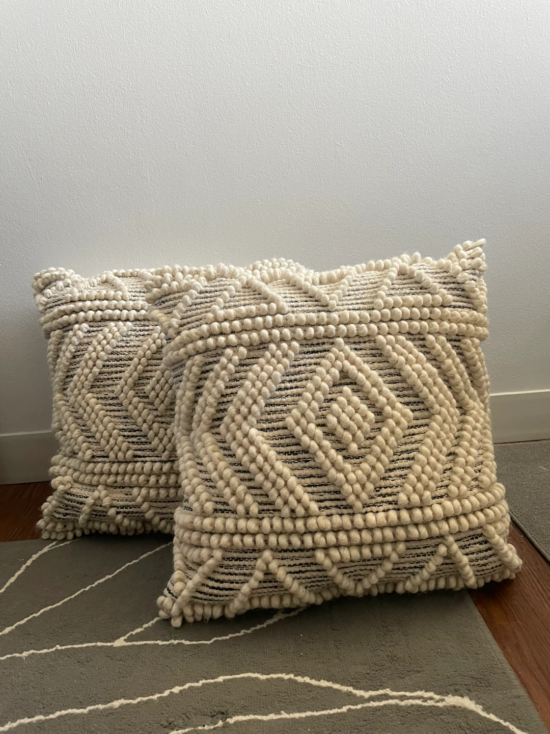 Textured Throw Pillows (Set of 2) - photo 2