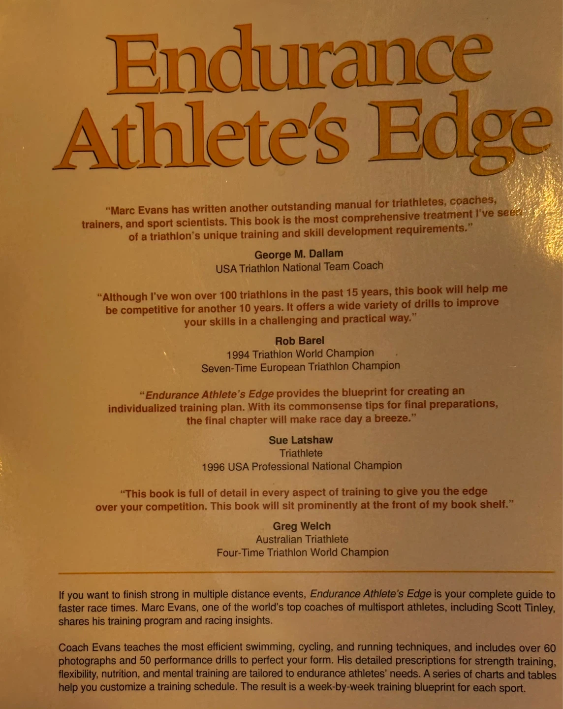 Endurance Athlete's Edge: Precision Training Book - photo 2