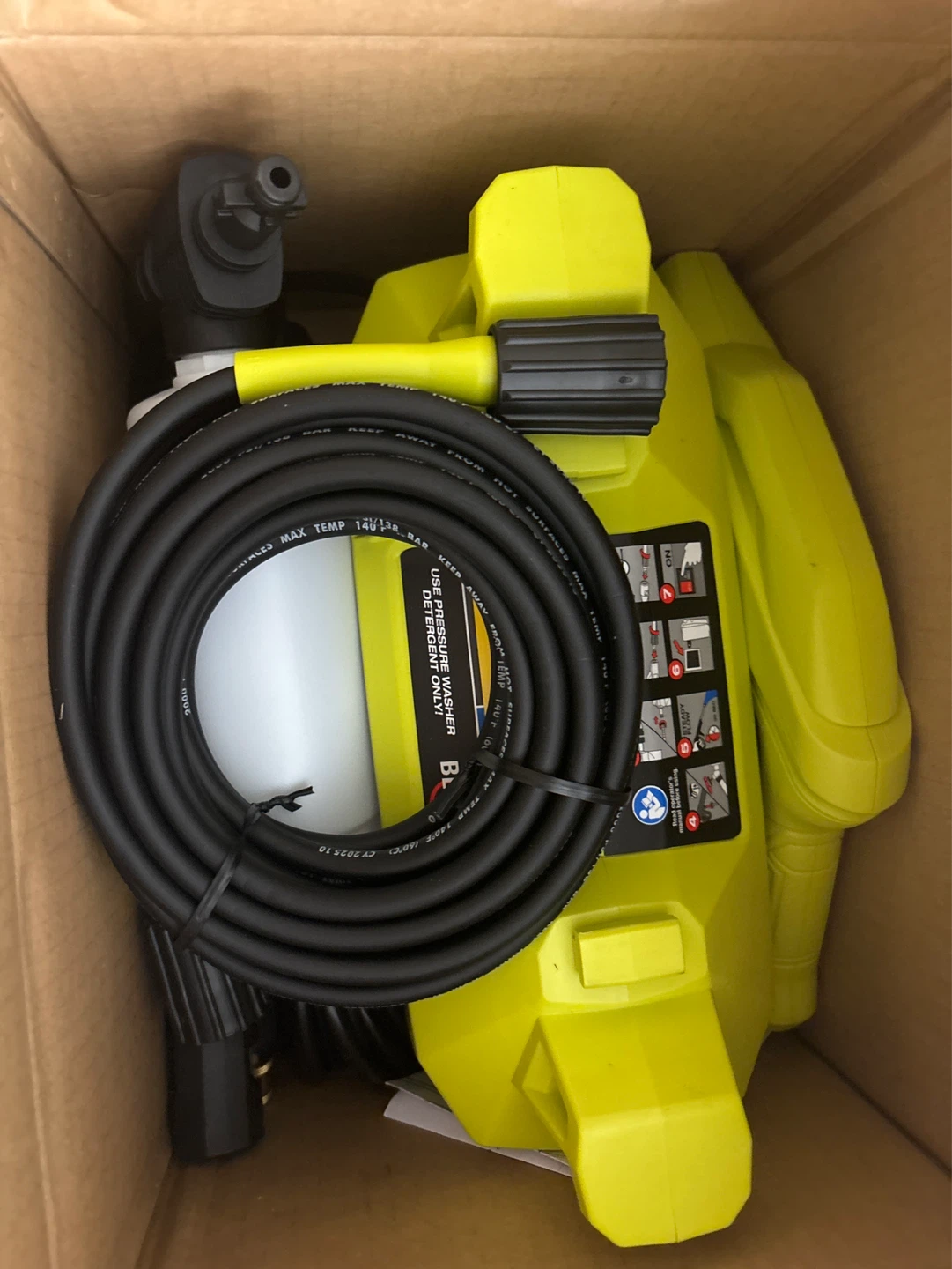 New Ryobi 1800 PSI Electric Pressure Washer RY141803-DI - photo 3