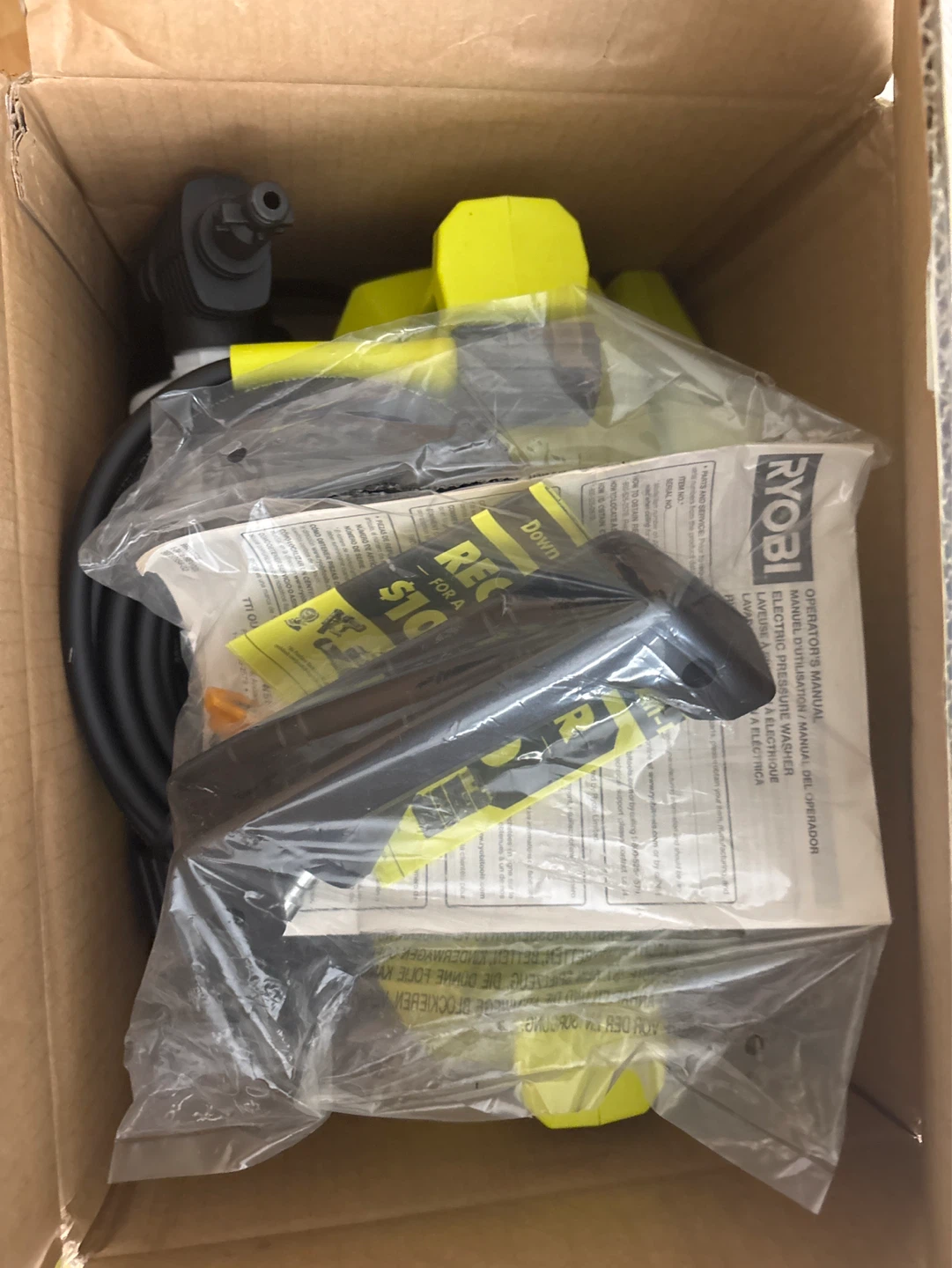 New Ryobi 1800 PSI Electric Pressure Washer RY141803-DI - photo 2