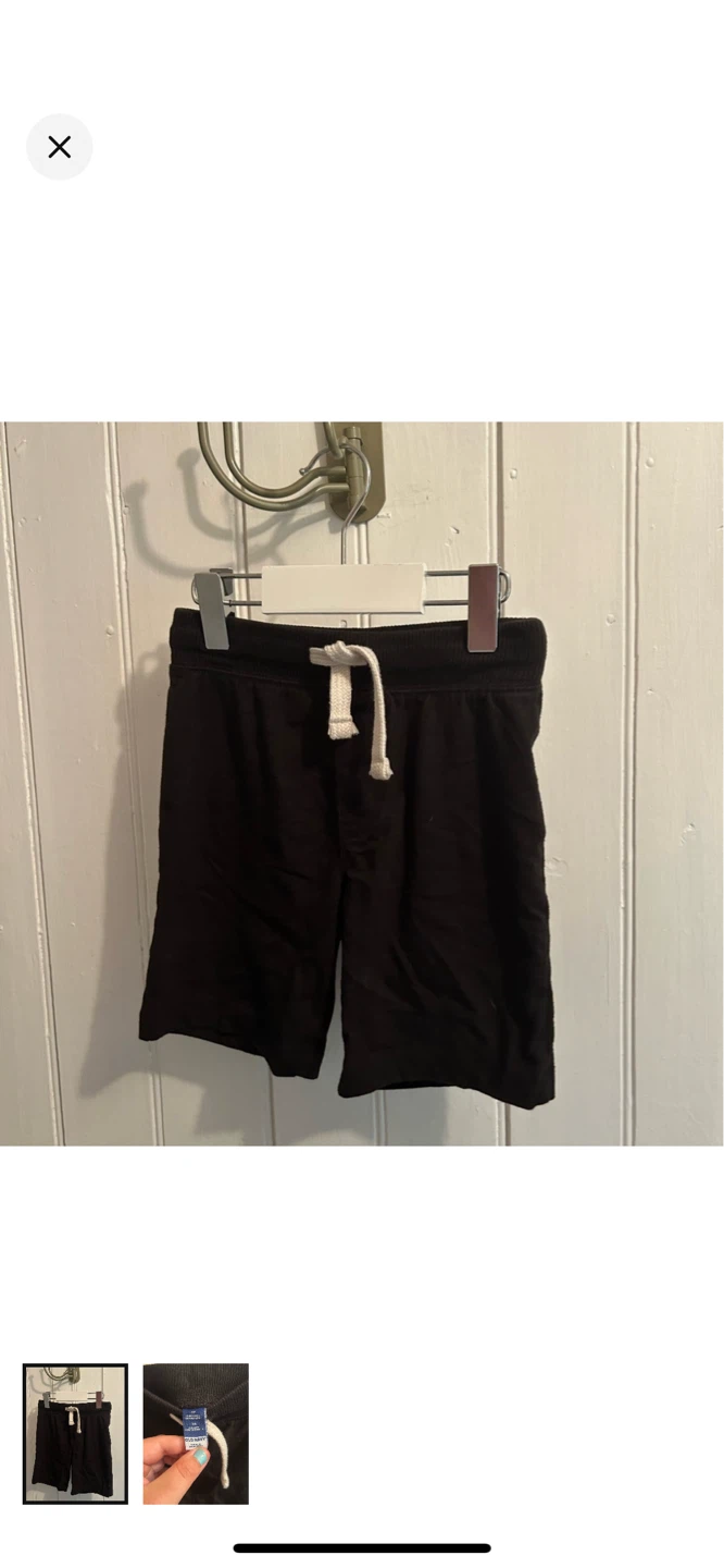 Old Navy toddler Black  Shorts with Drawstring