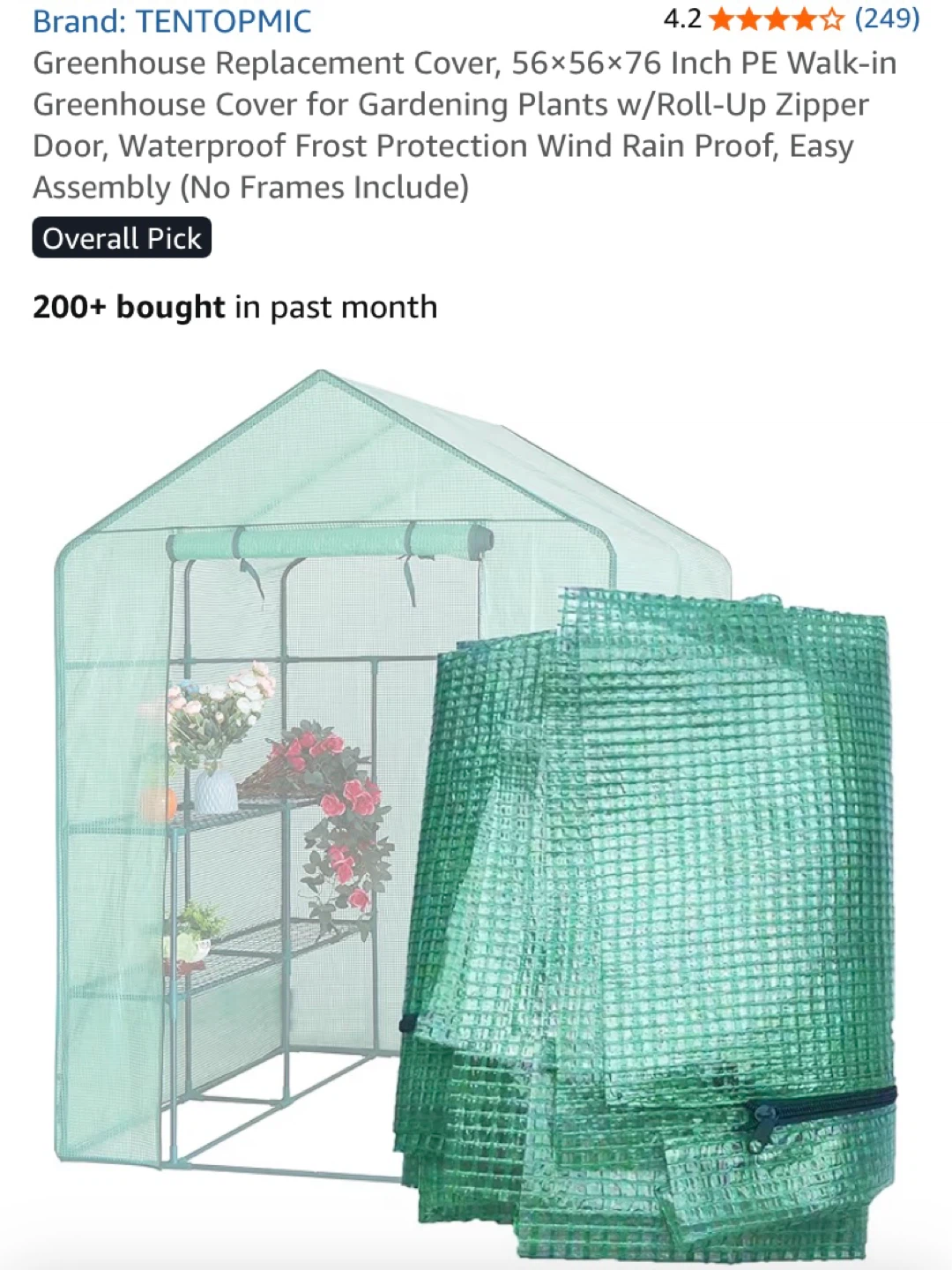Green House Cover