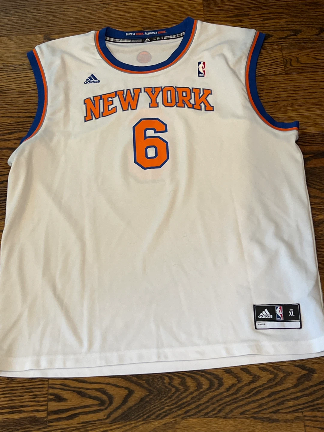 Adidas New York Knicks Chandler #6 NBA Jersey XL