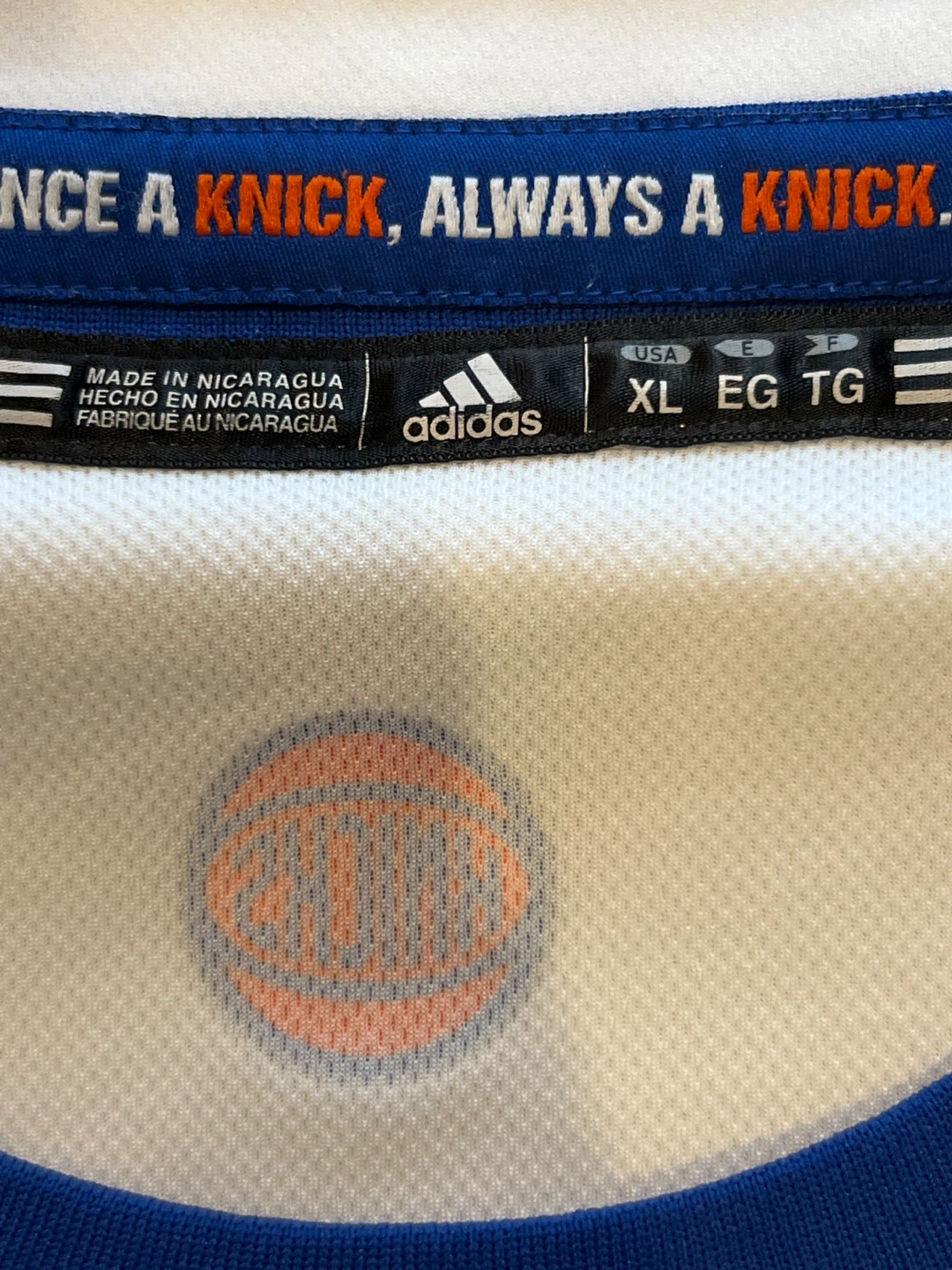 Adidas New York Knicks Chandler #6 NBA Jersey XL - photo 4
