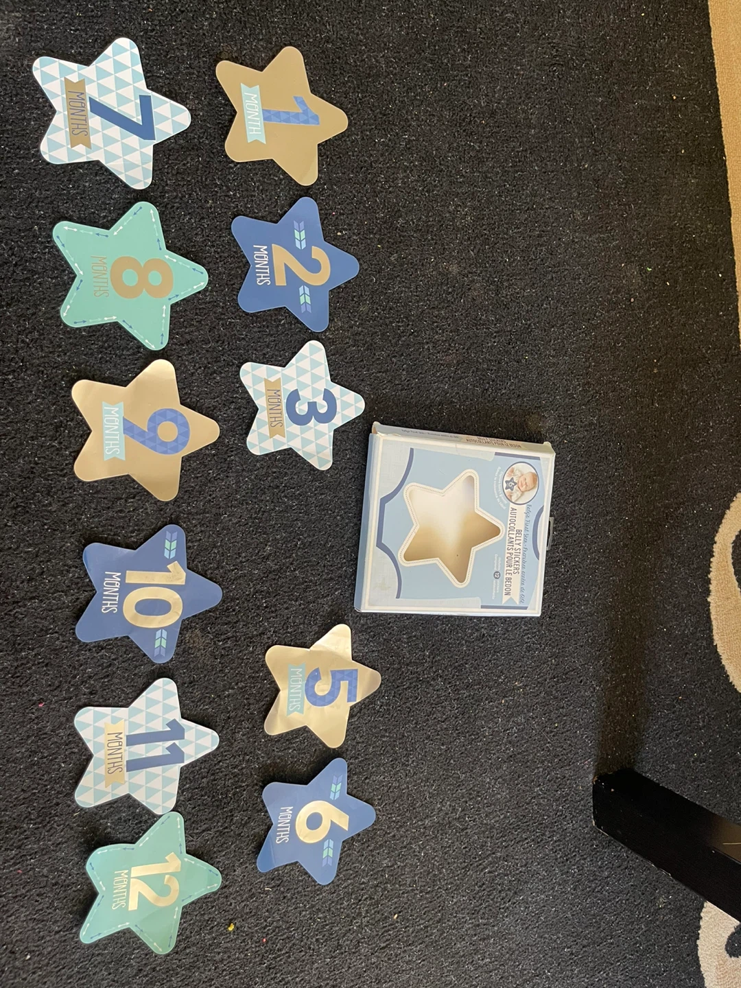 Baby's First Year Belly Stickers - 12 Month Stickers - photo 2