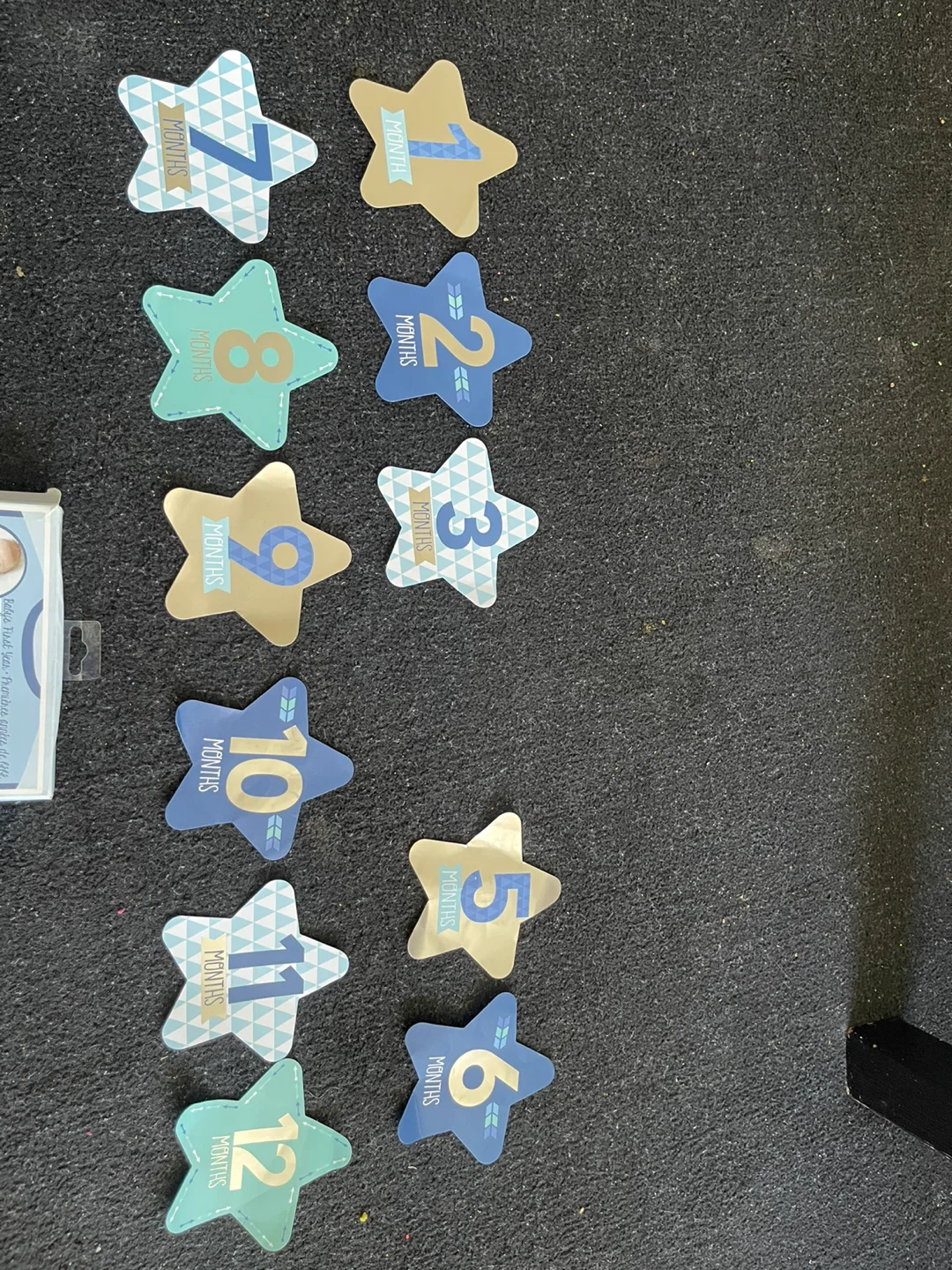 Baby's First Year Belly Stickers - 12 Month Stickers