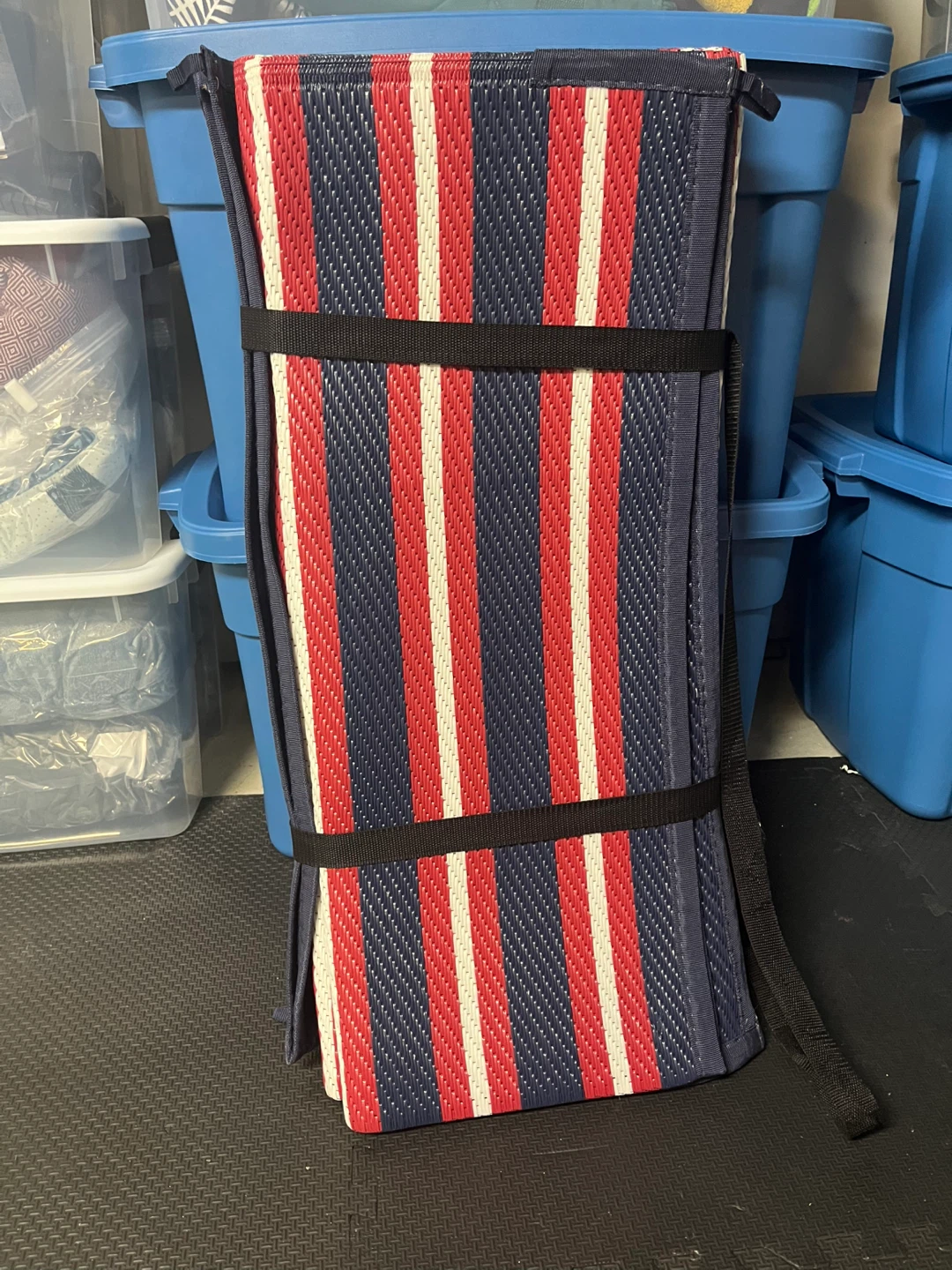 Striped Outdoor Mat