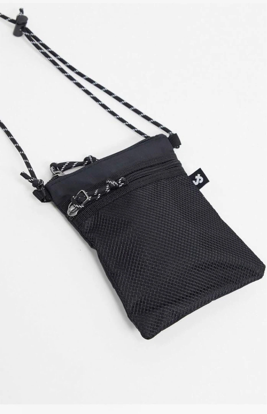 JACK & JONES Black Neck Pouch Bag