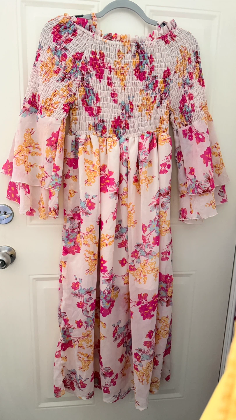 Floral Smocked Maxi Dress - photo 2