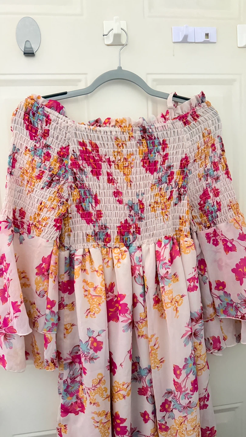 Floral Smocked Maxi Dress - photo 5