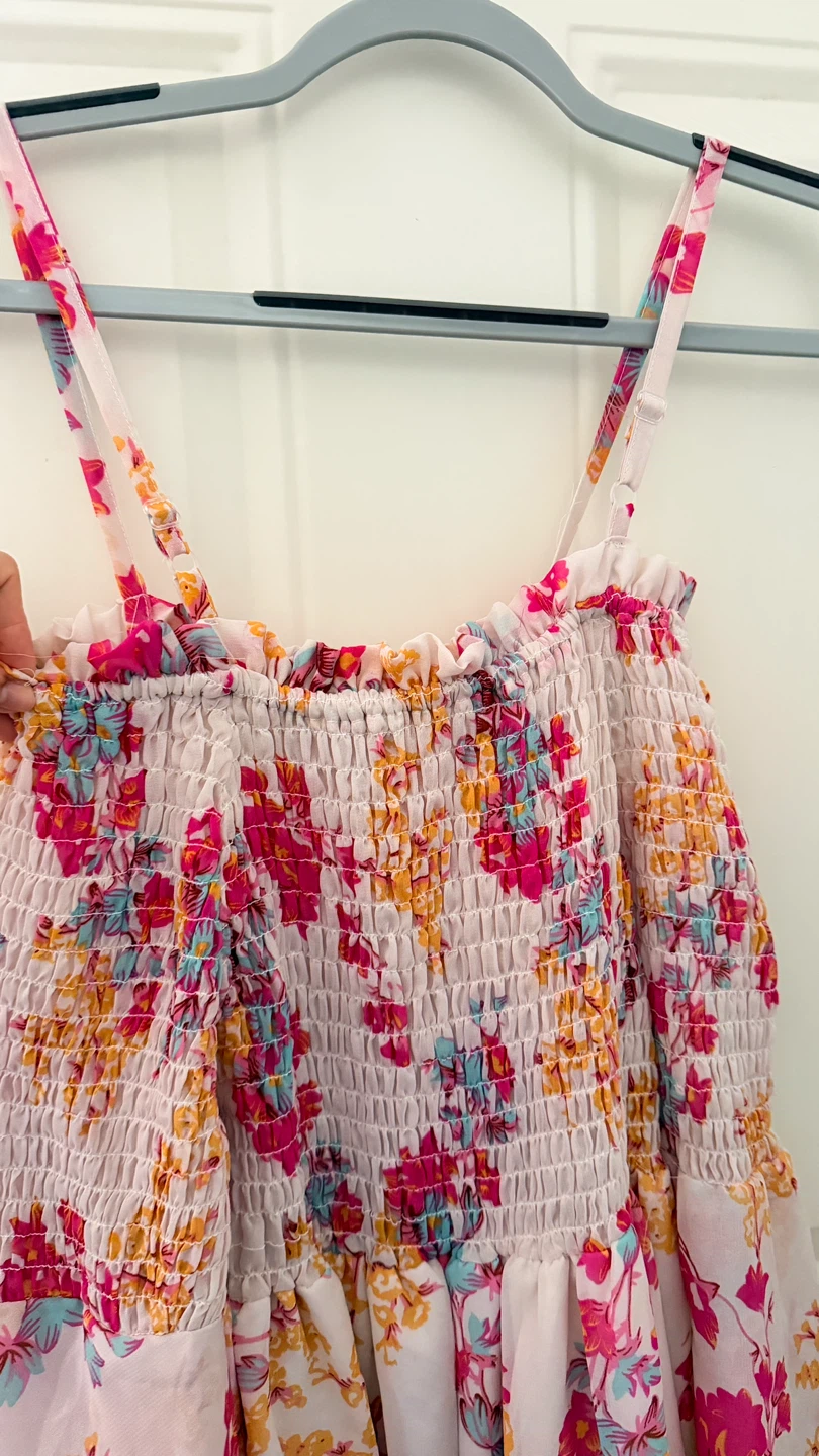 Floral Smocked Maxi Dress - photo 4