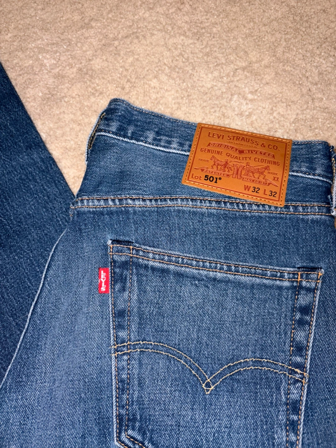 Levi's 501 Jeans W32 L32 - photo 2