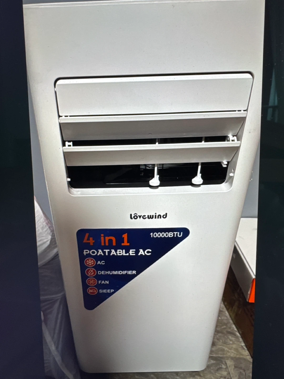 Lovewind 4-in-1 Portable AC Dehumidifier Fan 10000 BTU - photo 2