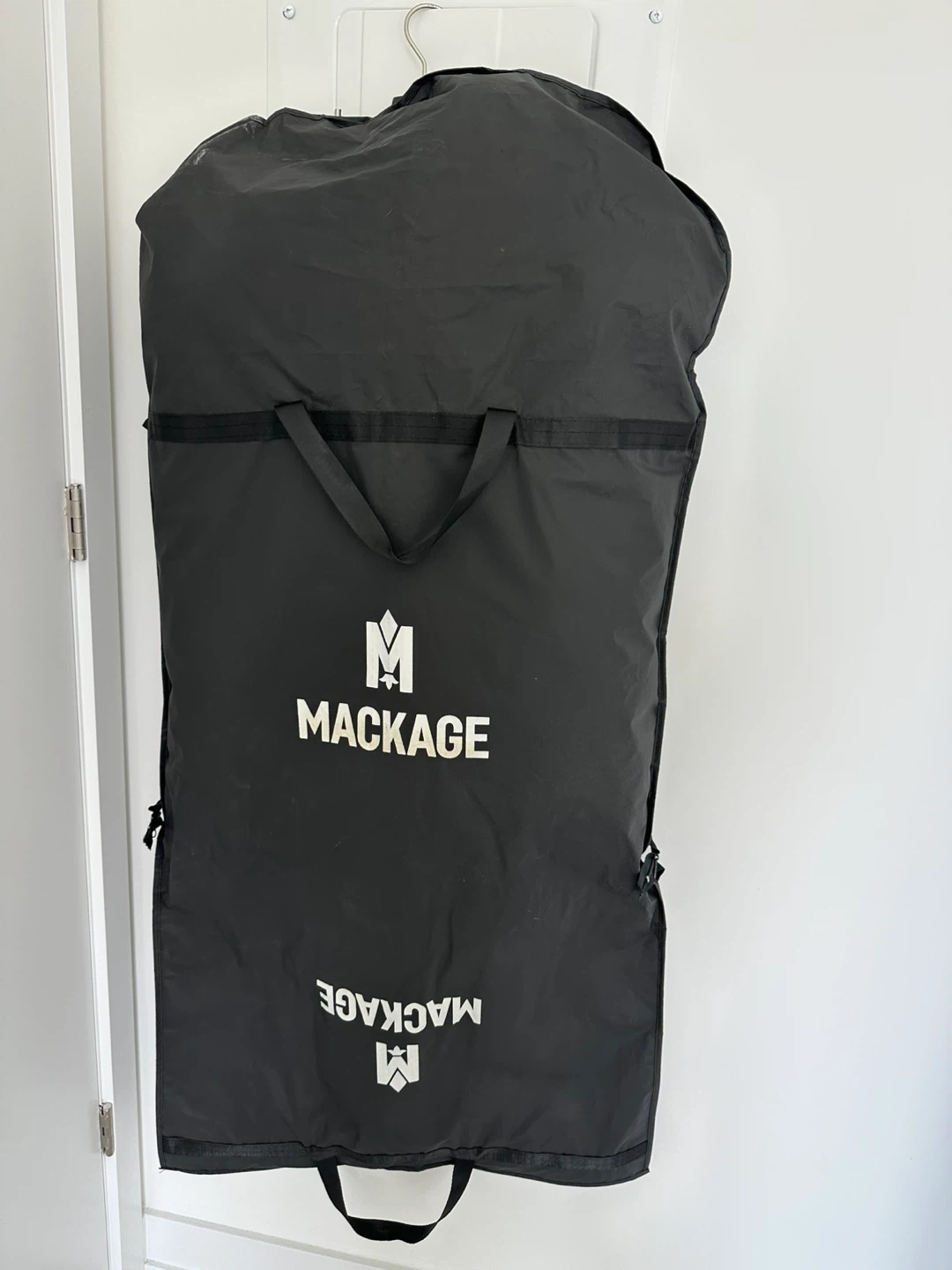 Mackage Black Leather Bomber Jacket size 42 “GLEN” - photo 4