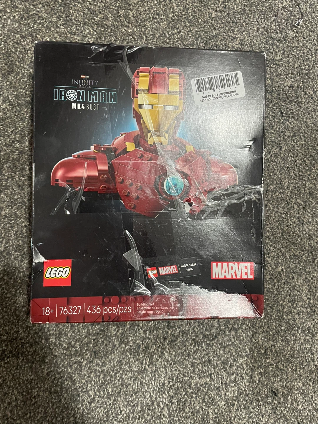 LEGO Marvel Iron Man MK4 Bust Building Set 76327
