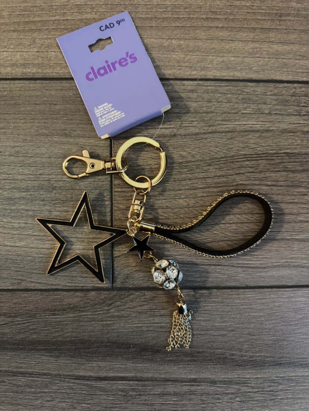 Claire's Star Tassel Keychain