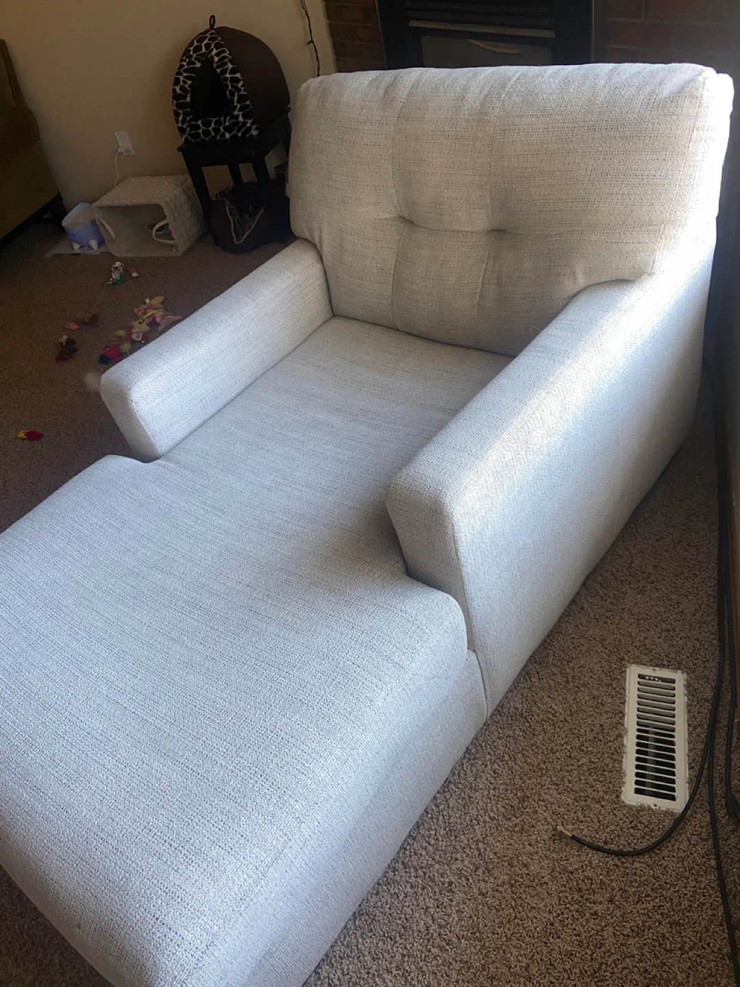 Light Grey Chaise Lounge Chair (2) - photo 2