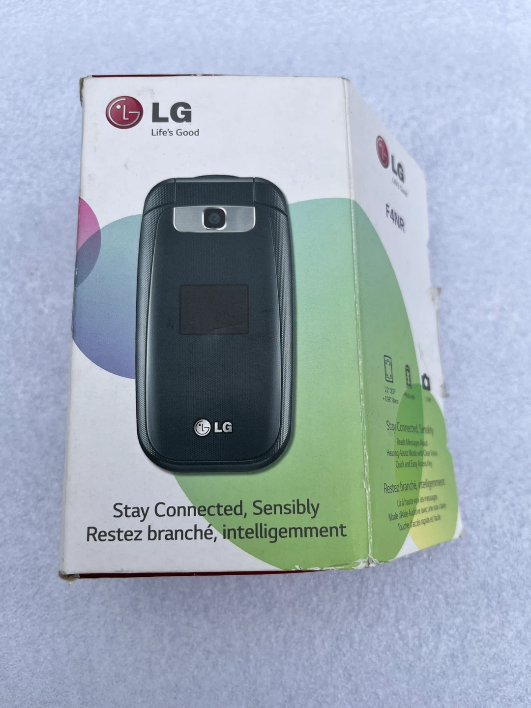 LG F4NR Flip Phone - Black