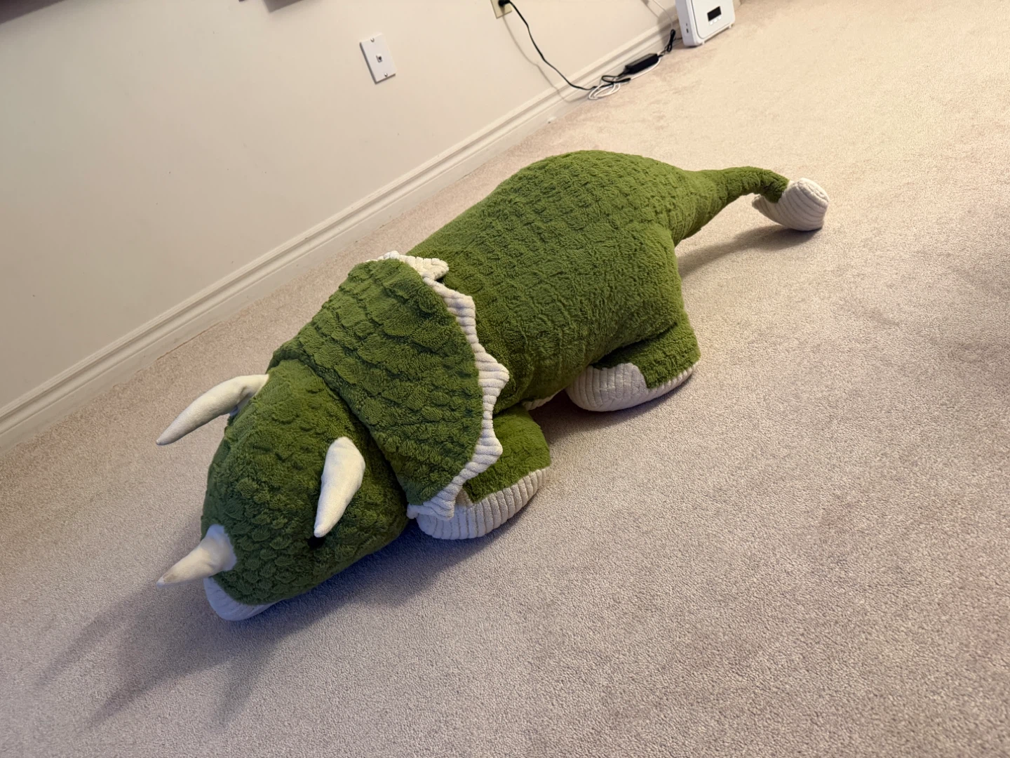 Large Plush Sloth Toy and Dinosaur - photo 2