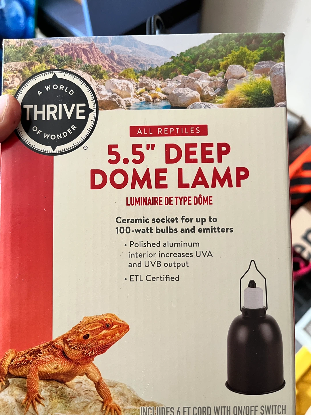 Thrive 5.5" Deep Dome Lamp for Reptiles