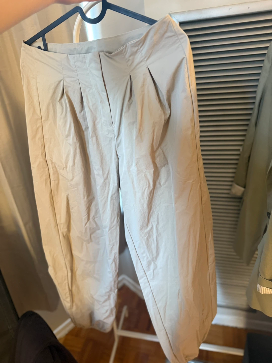 Brand new Cream Pleated Pants