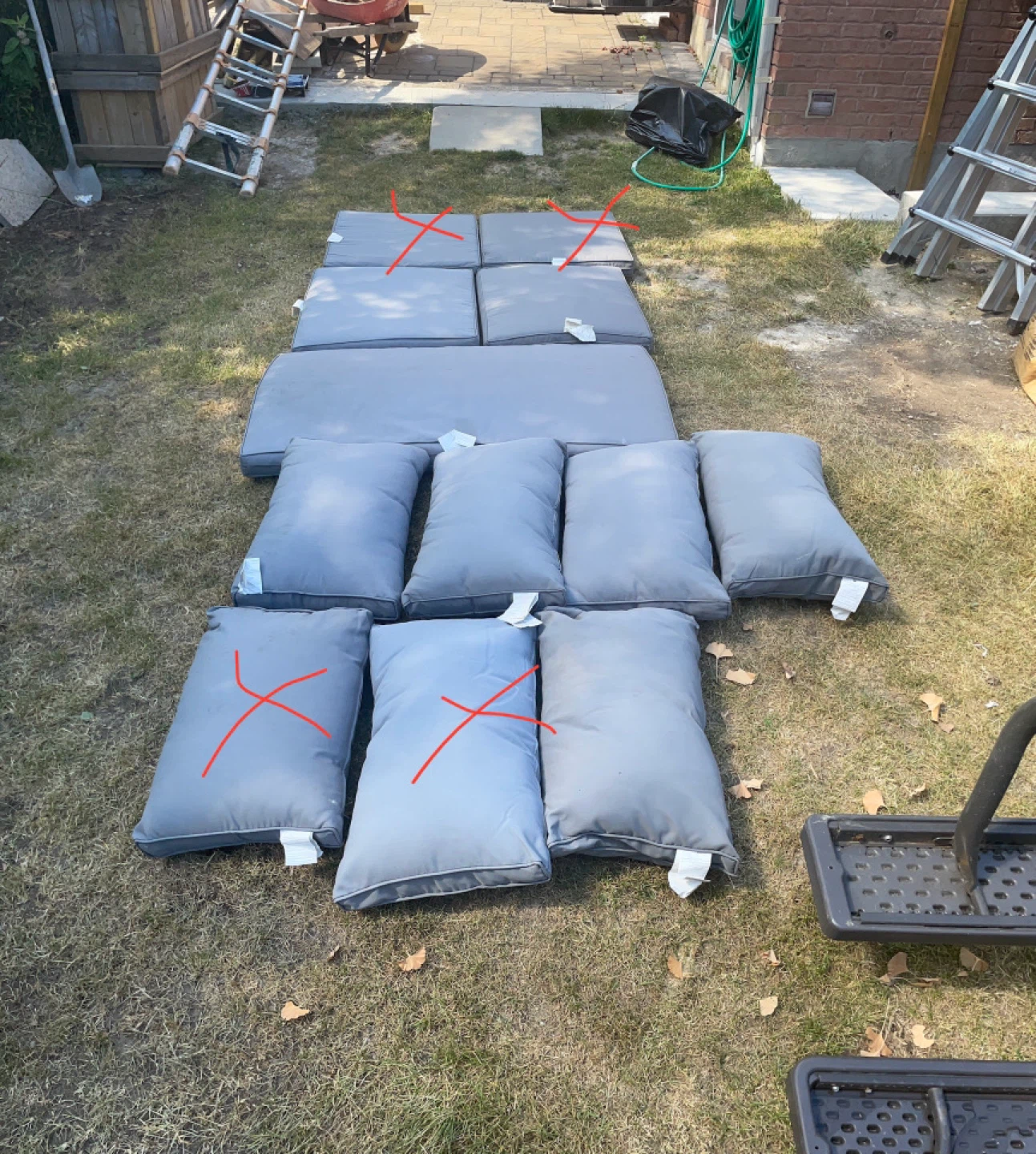 Grey Outdoor Furniture Cushions - photo 2