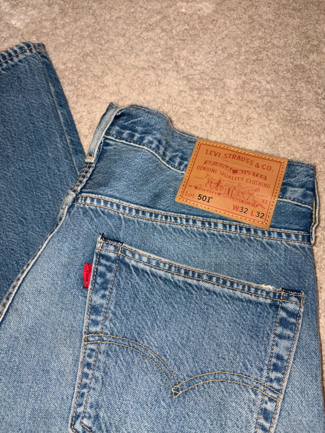 Levi's 501 Premium Jeans W32 L32 - photo 2