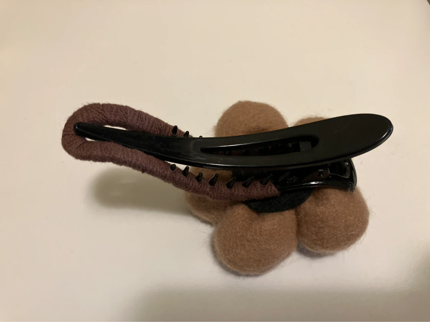 Brown Flower Hair Clip - photo 2