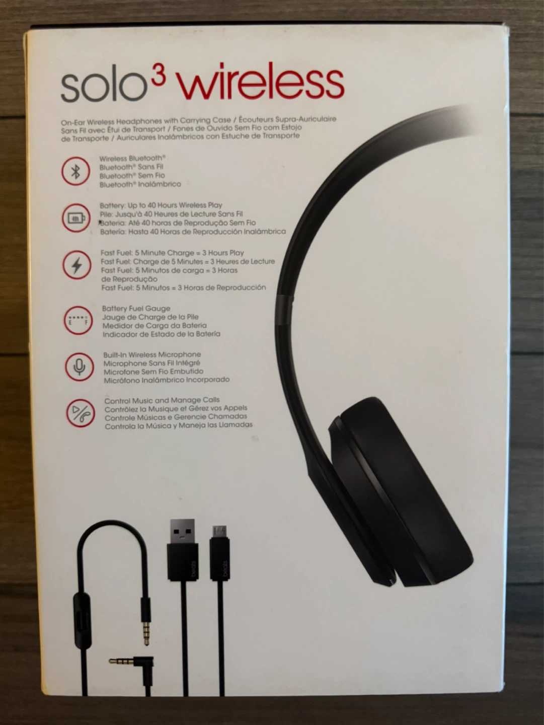 Beats Solo3 Wireless Headphones - Black - photo 2