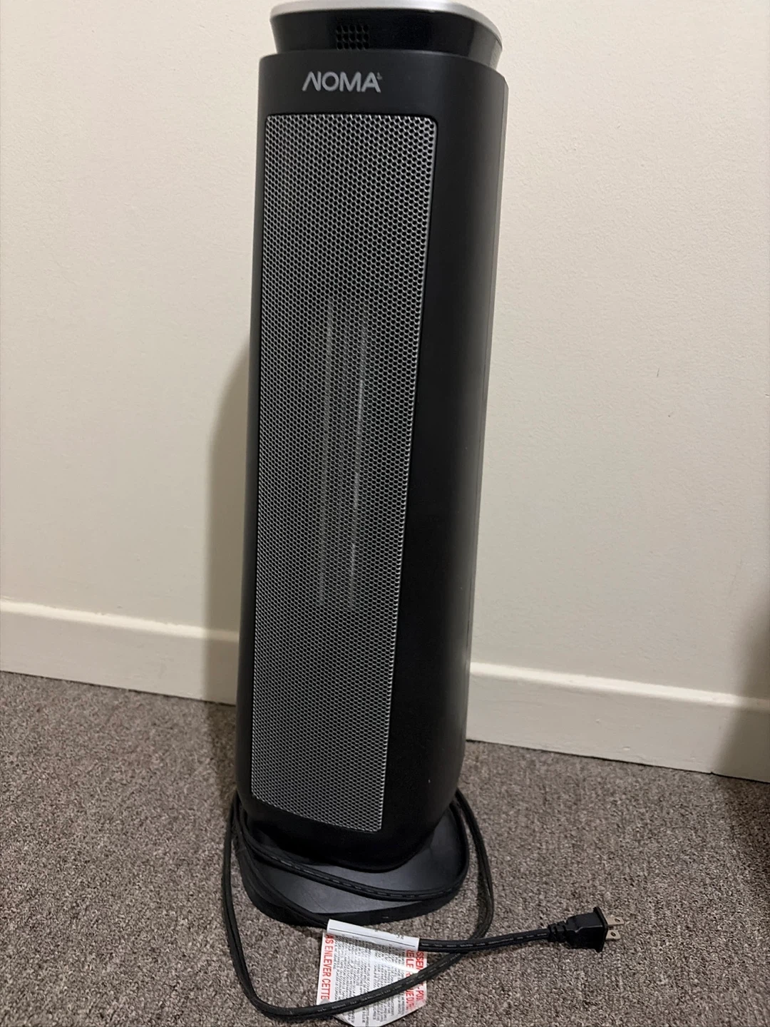 NOMA Tower Ceramic Space Fan Heater with Remote & Thermostat - photo 2