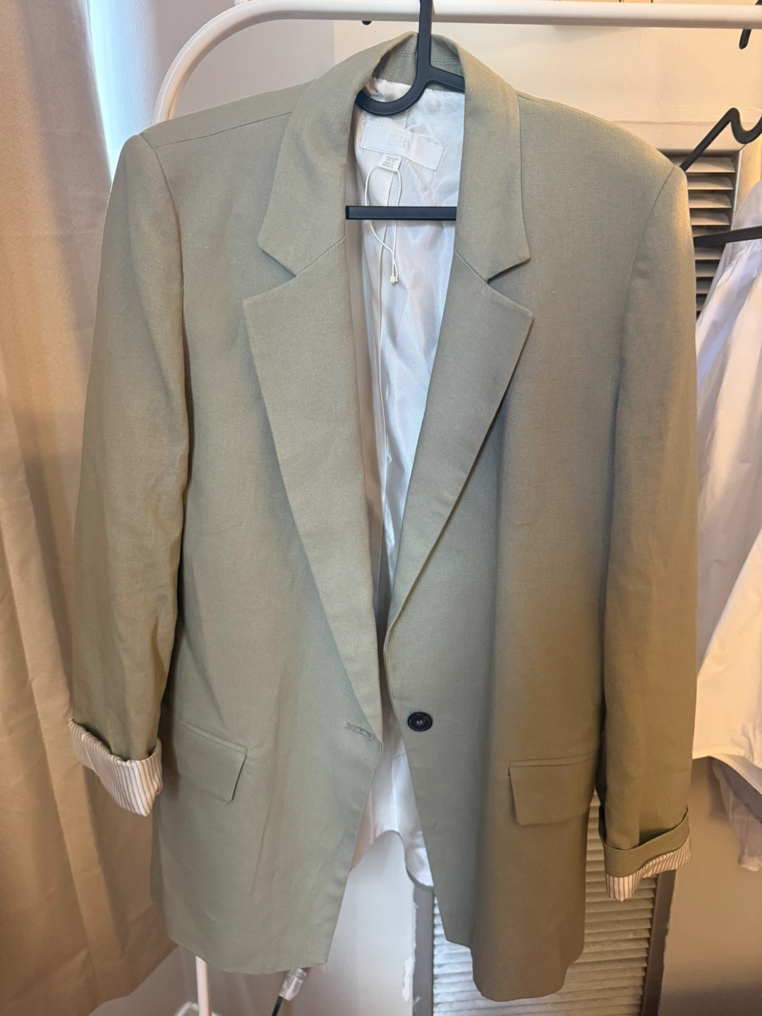 Zara Light Green Blazer