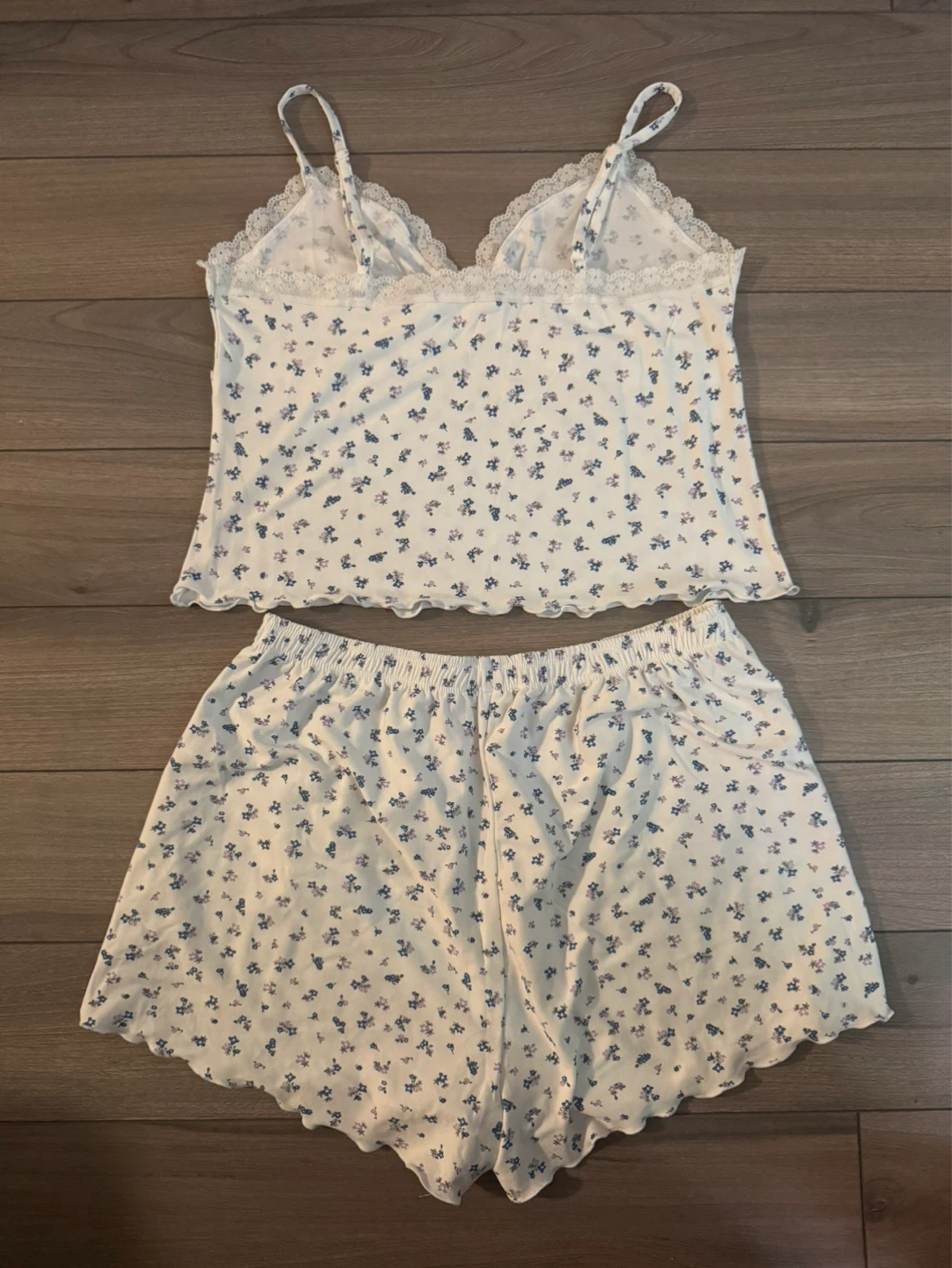 Rose + Vine Floral Pajama Set L-XL - photo 2