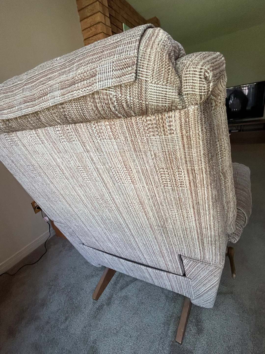 Free* La-z-Boy Recliner Chair - Tan Fabric - photo 5