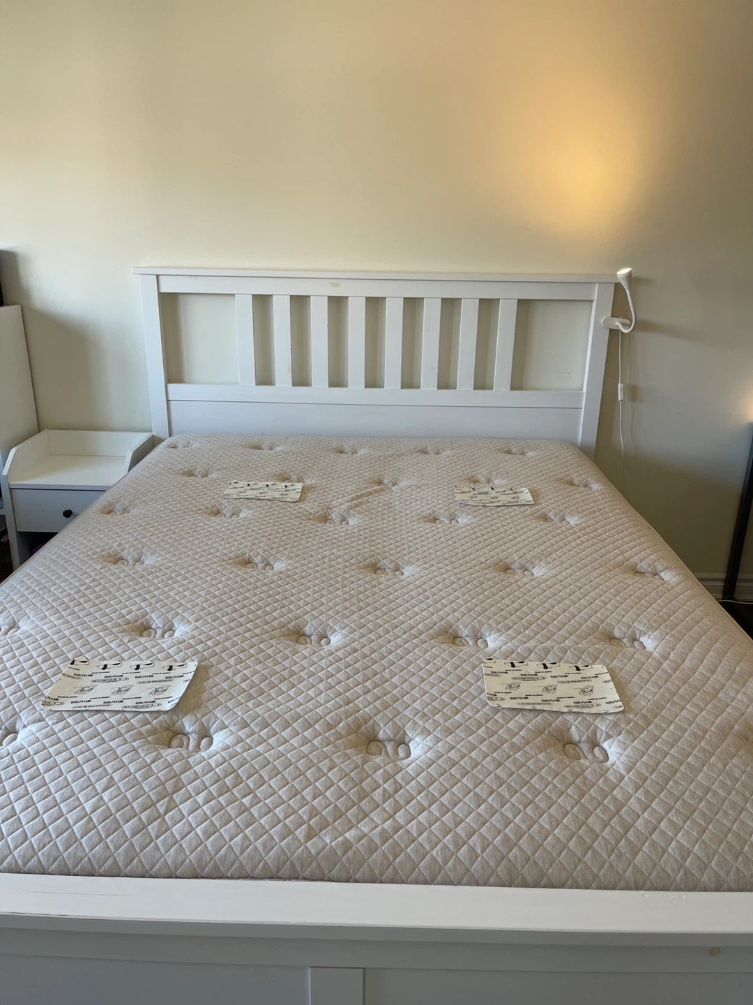 Premium Korean Simmons Queen Bed Set