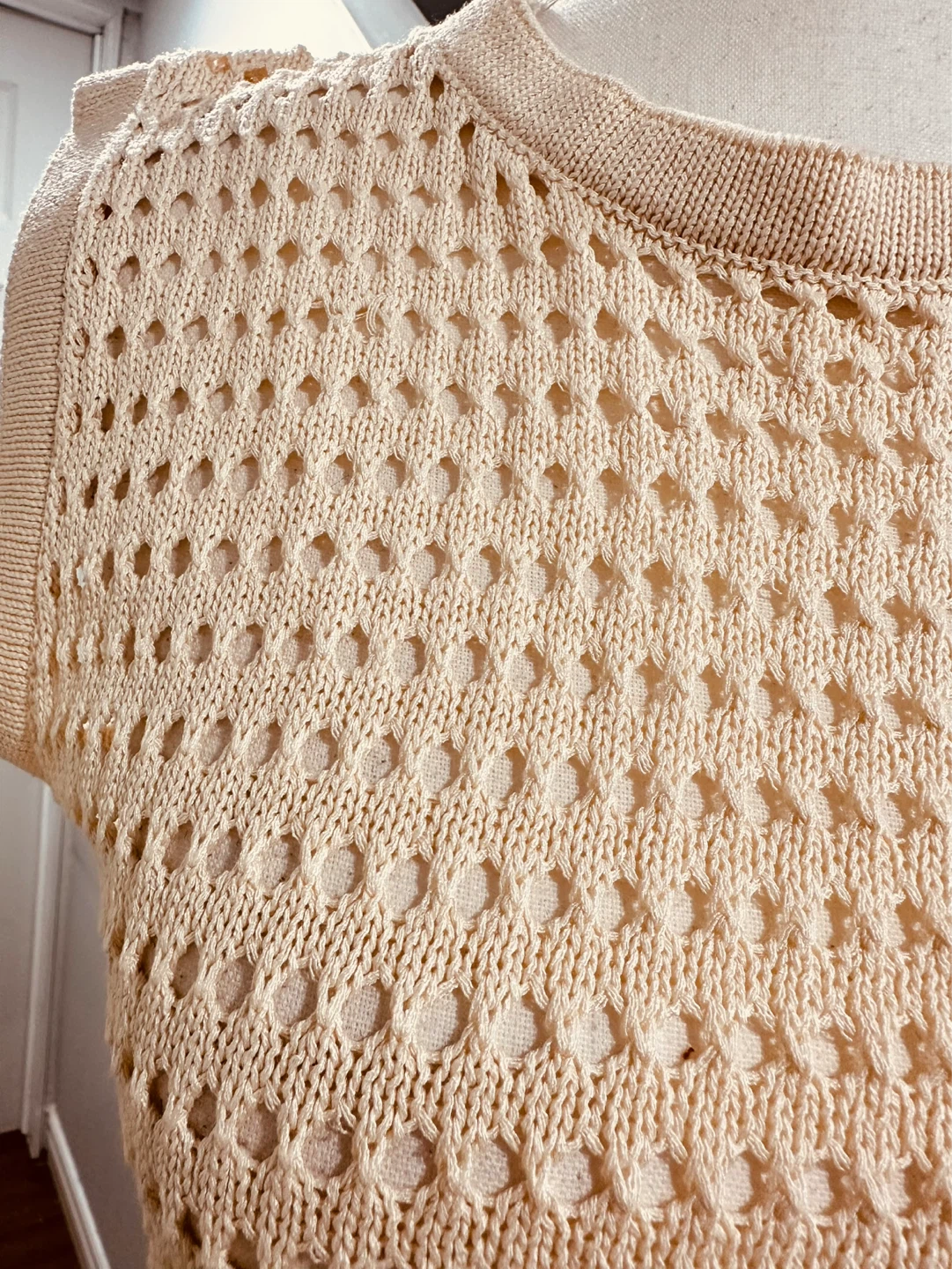 Buy 1 get 1 free Women's Cream Knit Tank Top - photo 2