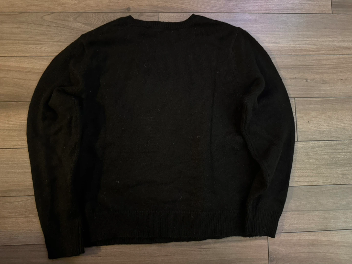 Joe Fresh Black Sweater with White Bow - L/G - photo 2