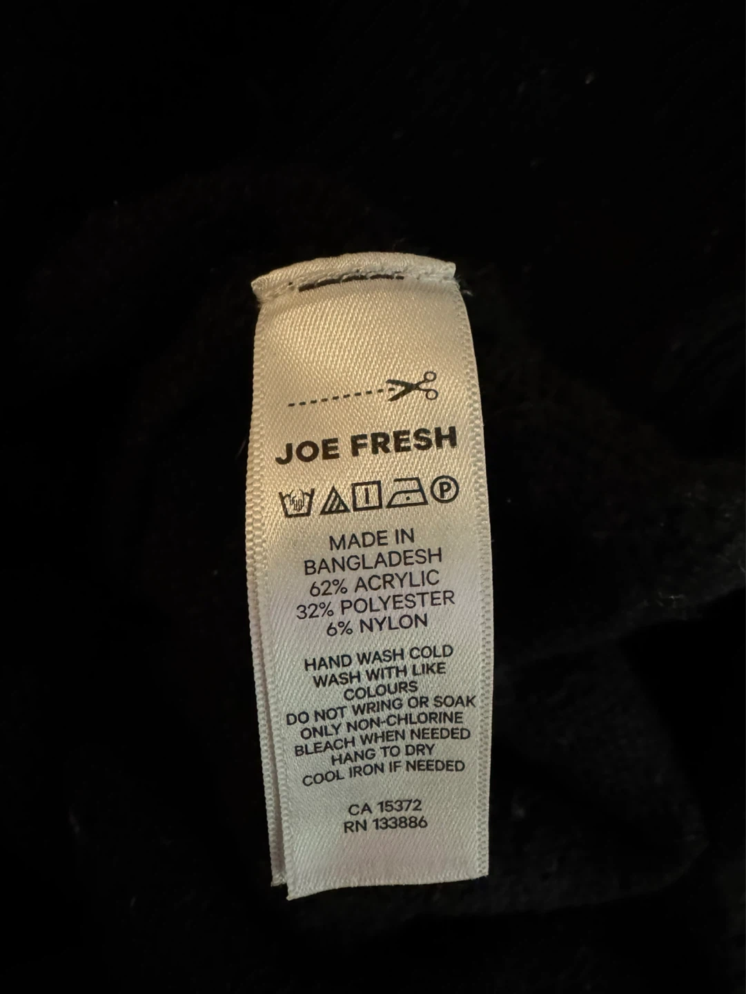 Joe Fresh Black Sweater with White Bow - L/G - photo 4