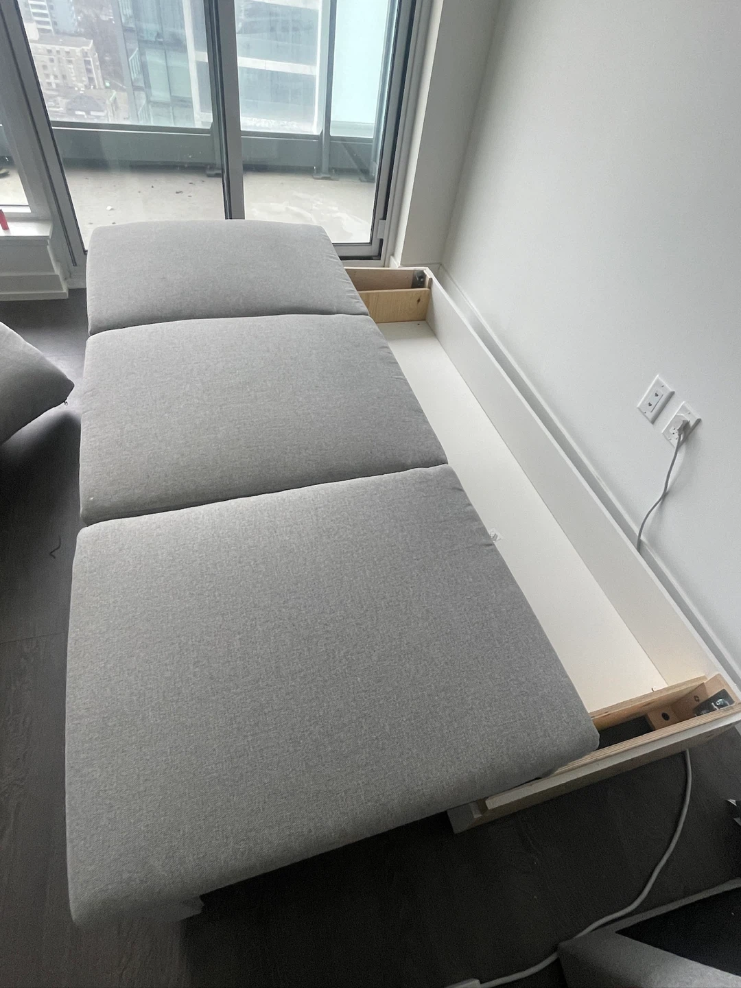 IKEA BÅRSLÖV Sofa Bed – Tibbleby Beige/Gray | Excellent Conditio - photo 4