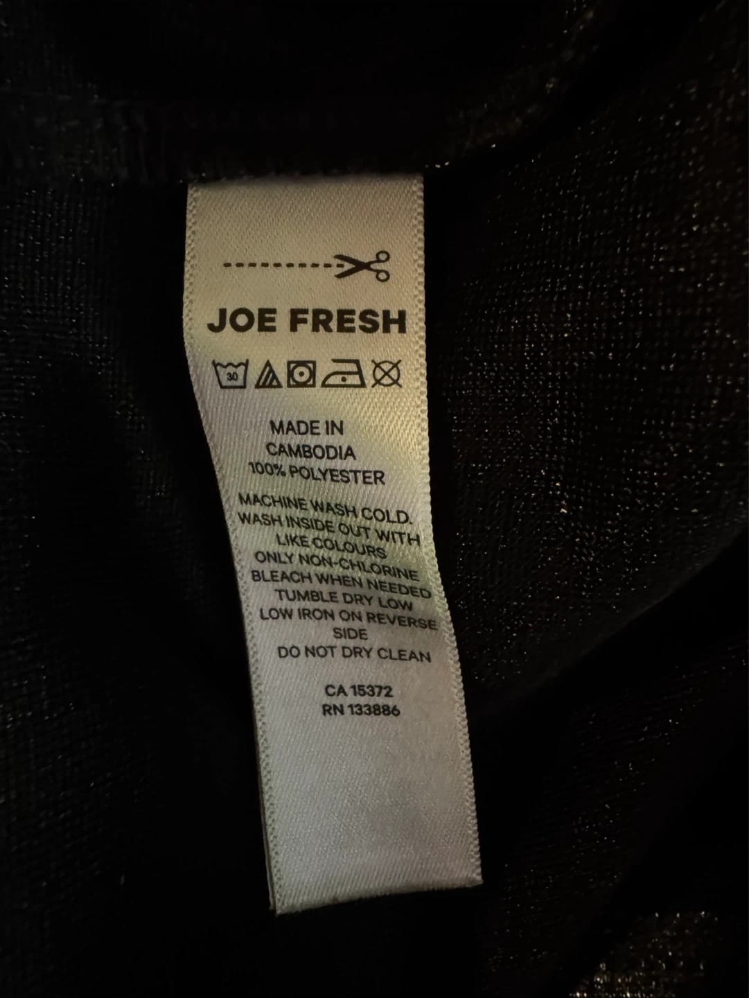 Joe Fresh Silver Metallic T-Shirt - XS - photo 4