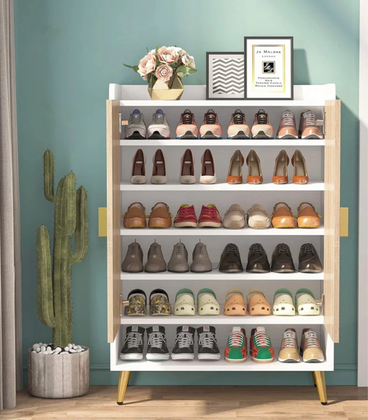 Wooden Shoe Rack/Cabinet - photo 3