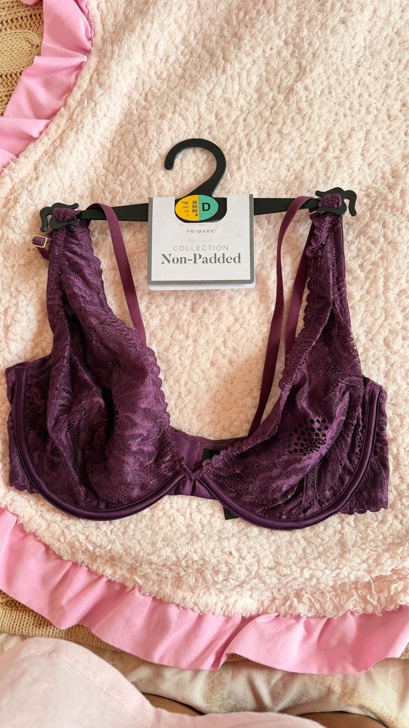 Primark Non-Padded Bra - Purple D Cup