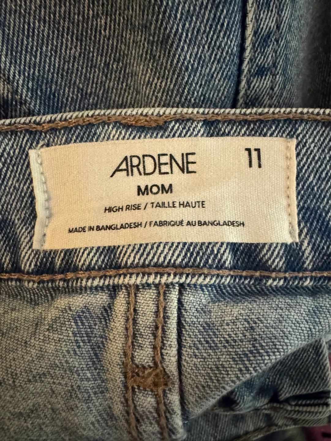 Ardene Mom High Rise Denim Shorts Size 11 - photo 3