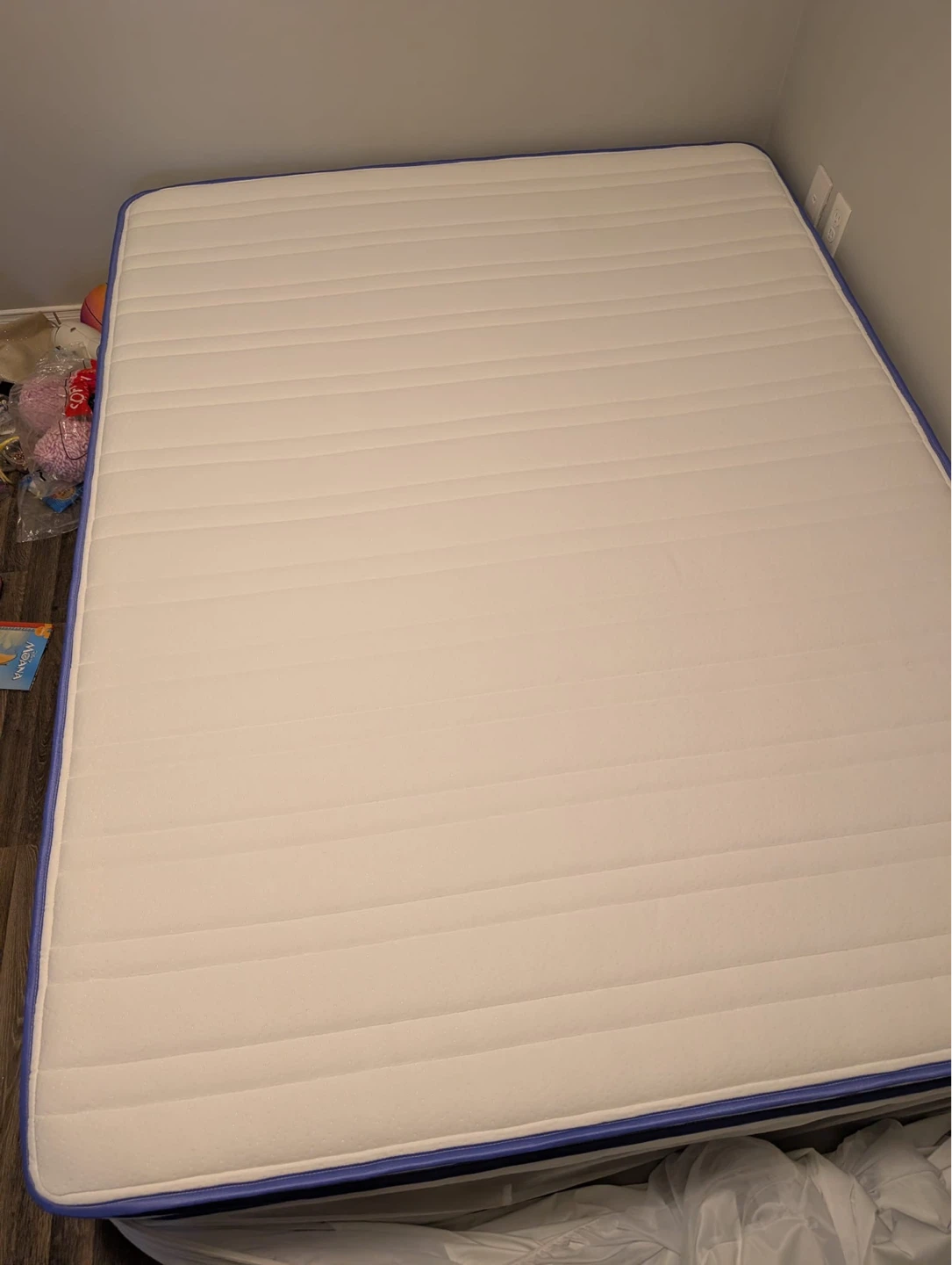 White and Blue Striped Mattress - photo 3